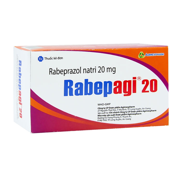 Rabepagi 20 - Hộp 60 viên - Agimexpharm
