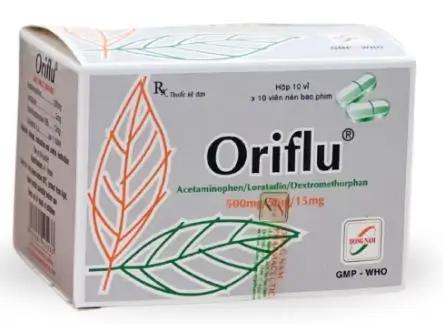 Thuốc ORIFLU điều trị các triệu chứng cảm cúm