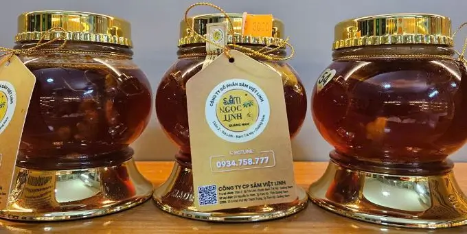 Rượu lá sâm 3 lít - sâm Ngọc Linh