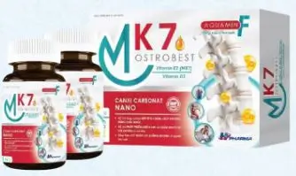 Canxi nano D3-MK7 lọ 60 viên dành cho bà bầu,tăng cường canxi giúp xương,răng chắc khỏe,hạn chế nguy cơ loãng xương