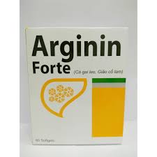 VIÊN UỐNG BỔ GAN ARGININ FORTE - MẬT NHÂN - CÀ GAI LEO - GIẢO CỔ LÀM - HỘP 60 VIÊN