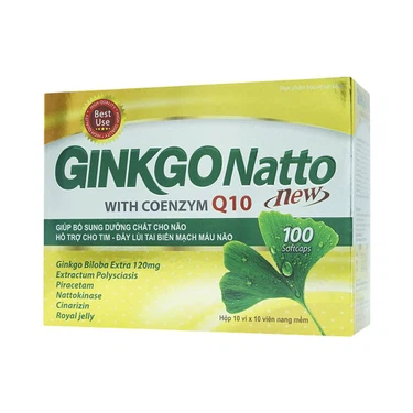 GINKGO NATTO 120 (10 viên/vỉ x 10 vỉ/hộp) - 02 