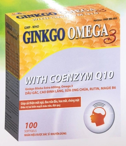GINKGO OMEGA 3 (10 viên/vỉ x 10 vỉ/hộp) - 03