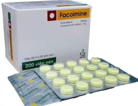Thuốc Facolmine giảm đau hạ sốt