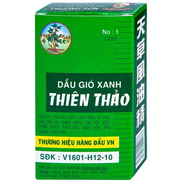 Dầu gió xanh thiên thảo (h/12c/12ml)