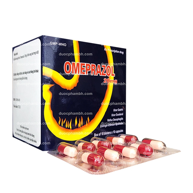 Omeprazole thuốc chống loét dạ dày, tá tràng
