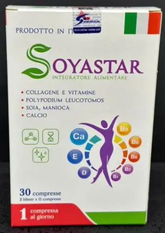 Viên uống Soyastar bổ sung vitamin và isoflavon