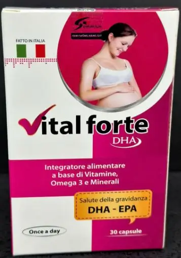 Bổ Sung Vitamin Cho Phụ Nữ Mang Thai, Dha, Epa, Vitamin Tổng Hợp Cho Bà Bầu, Bổ Bầu, Dha Bầu Vital Forte