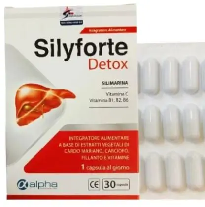 Viên uống Silyforte Detox hỗ trợ chức năng gan 