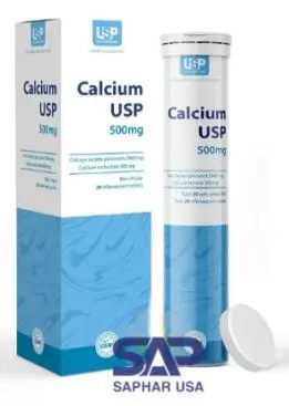 Viên sủi bổ sung canxi Calcium USP 500mg