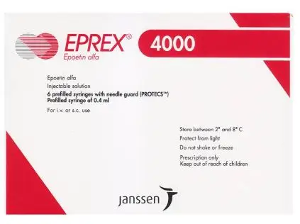 Thuốc tiêm Eprex Prefill 4000IU Janssen điều trị thiếu máu (6 ống)