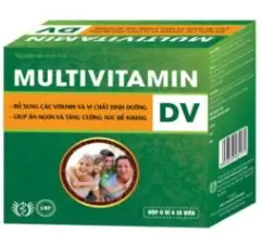 Multivitamin DV - Vitamin tổng hợp bổ sung lysin và các loại vitamin cần thiết cho cơ thể, hỗ trợ tăng cường sức khỏe