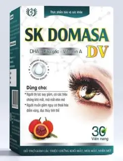 Viên uống bổ mắt SK Domasa Dược Vương – giảm mỏi mắt, bảo vệ đôi mắt khỏe mạnh