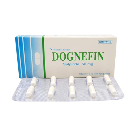 Dognefin 50mg điều trị các triệu chứng rối loạn lo âu - Hộp 3 vỉ x 10 viên nang cứng -DonaiPharm