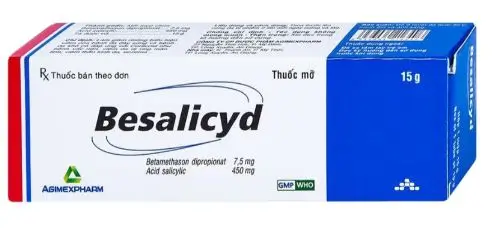 Thuốc mỡ Besalicyd Agimexpharm điều trị vẩy nến, viêm da dị ứng mãn tính (15g)
