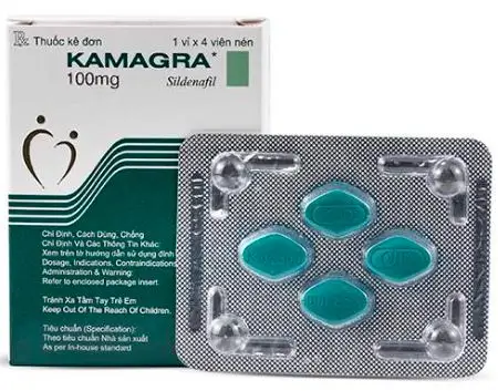Thuốc Kamagra 100mg điều trị rối loạn cương dương