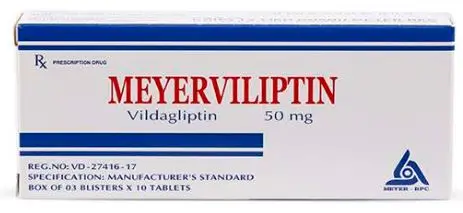 Thuốc Meyerviliptin 50mg kiểm soát đường huyết ở bệnh nhân đái tháo đường type 2