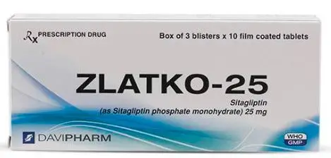 Thuốc Zlatko 25 điều trị đái tháo đường