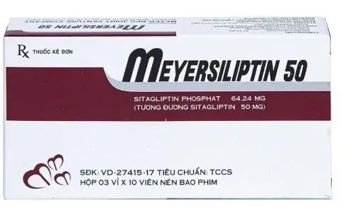 Thuốc Meyersiliptin 50mg điều trị tiểu đường type 2