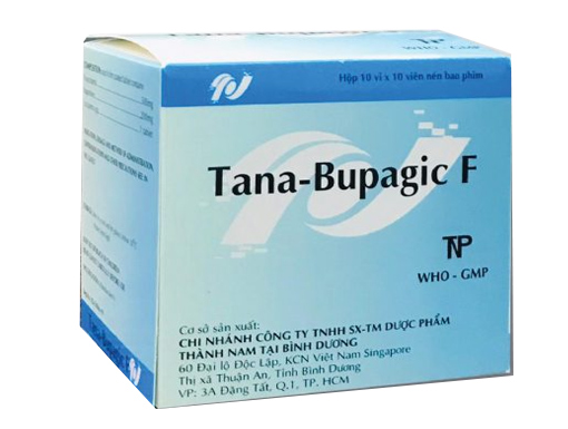 Thuốc giảm đau chống viêm Tana-Bupagic F hộp 10 vỉ x 10 viên nén 
