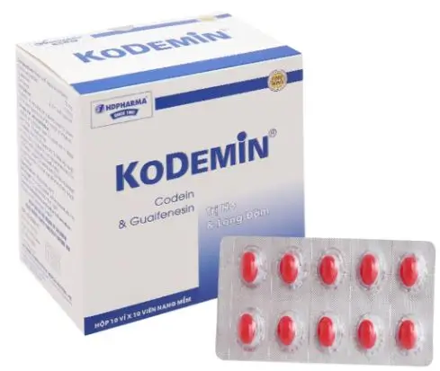 Thuốc Kodemin điều trị các chứng ho khan, ho do kích ứng