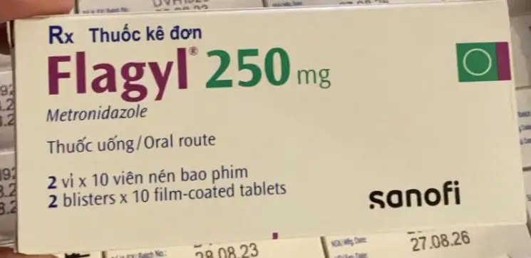 Thuốc Flagyl 250mg để điều trị nhiễm trùng đường tiết niệu