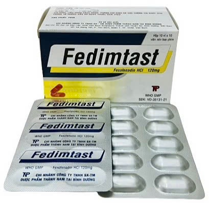 FEDIMTAST 120 - điều trị viêm mũi, nổi mề đay,...
