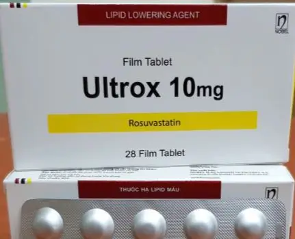 Thuốc Ultrox 10mg điều trị tăng cholesterol máu và ngăn ngừa các tai biến tim mạch