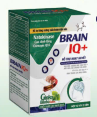 Brain IQ+, hỗ trợ hoạt huyết, tăng cường tuần hoàn máu não