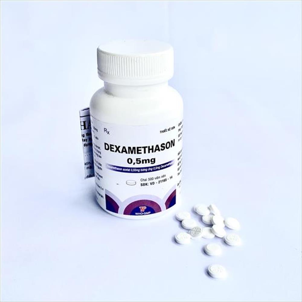 Dexamethason 0.5mg Viên Tròn Trắng Thành Nam (C/500 v.nén)