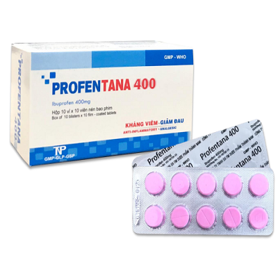 Profentana ibuprofen 400mg thành nam (h/100v)
