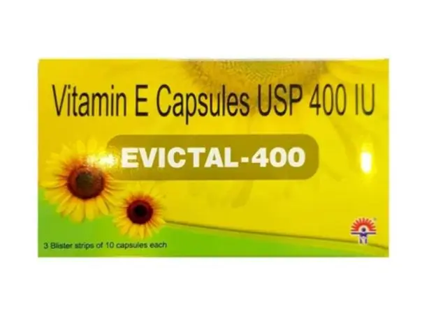 Thuốc Evictal 400 điều trị và phòng ngừa tình trạng thiếu vitamin E