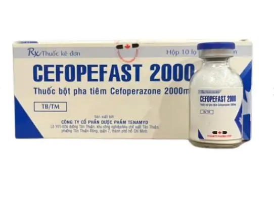 Thuốc Cefopefast 2000 điều trị nhiễm khuẩn