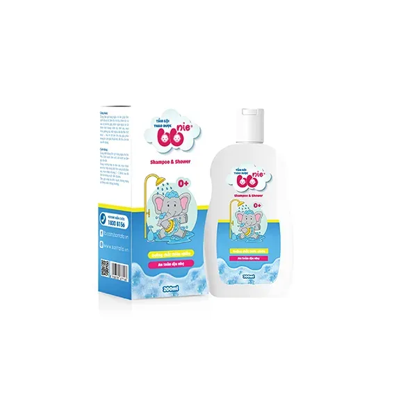 Tắm Gội Thảo Dược BBNIE Hương Chanh - Ngăn Ngừa Viêm Da, Rôm Sảy, Mụn Nhọt Cho Trẻ Sơ Sinh