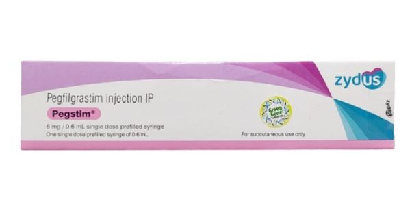Thuốc Pegstim 6mg/6ml Zydus Cadila giúp rút ngắn thời gian giảm bạch cầu đa nhân trung tính