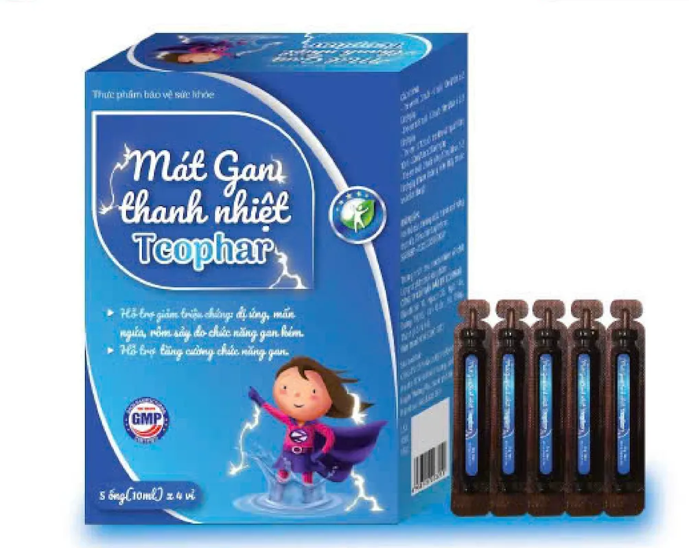 Mát Gan Thanh Nhiệt TCOPHAR - Hỗ Trợ Giải Độc Gan, Thanh Nhiệt Cơ Thể | Kim Ngân Hoa