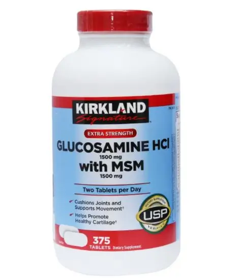 Bổ khớp Kirkland Signature Glucosamine HCl with MSM
