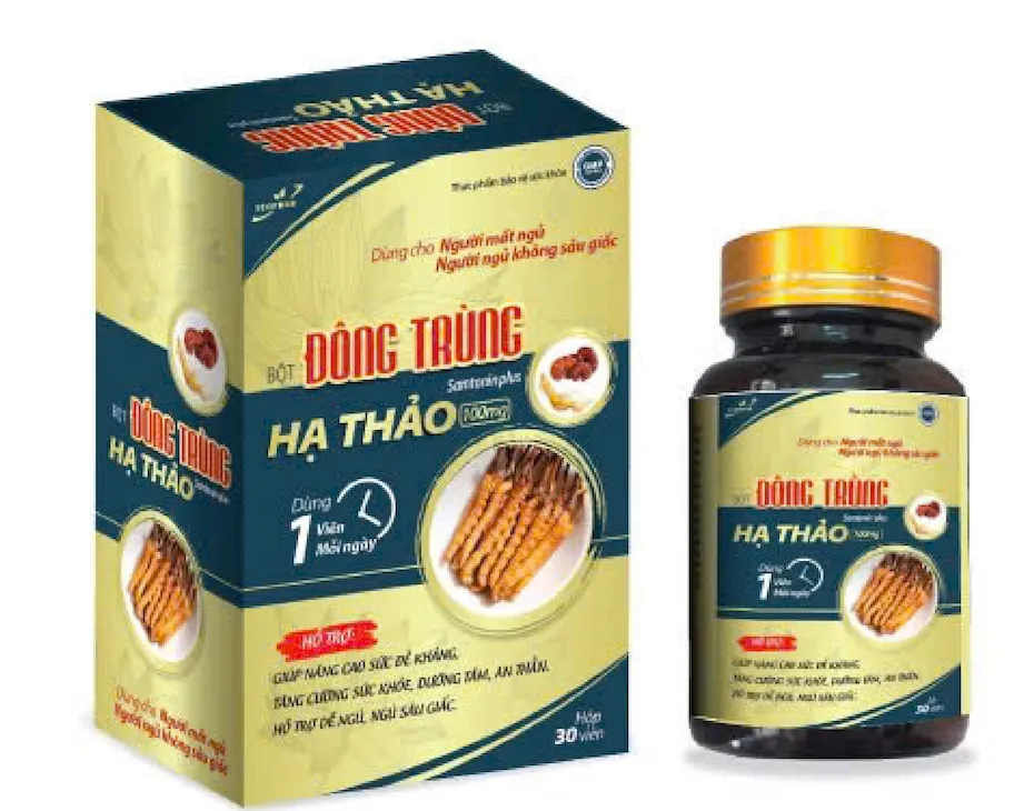Đông Trùng Hạ Thảo TCOPHAR - Hỗ Trợ Mất Ngủ, Ngủ Sâu Giấc & Tăng Cường Sức Khỏe