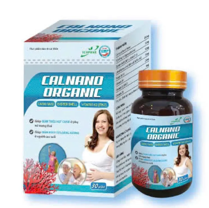 CALNANO ORGANIC - Canxi Nano Cho Bà Bầu & Trẻ Em, Hỗ Trợ Phát Triển Chiều Cao