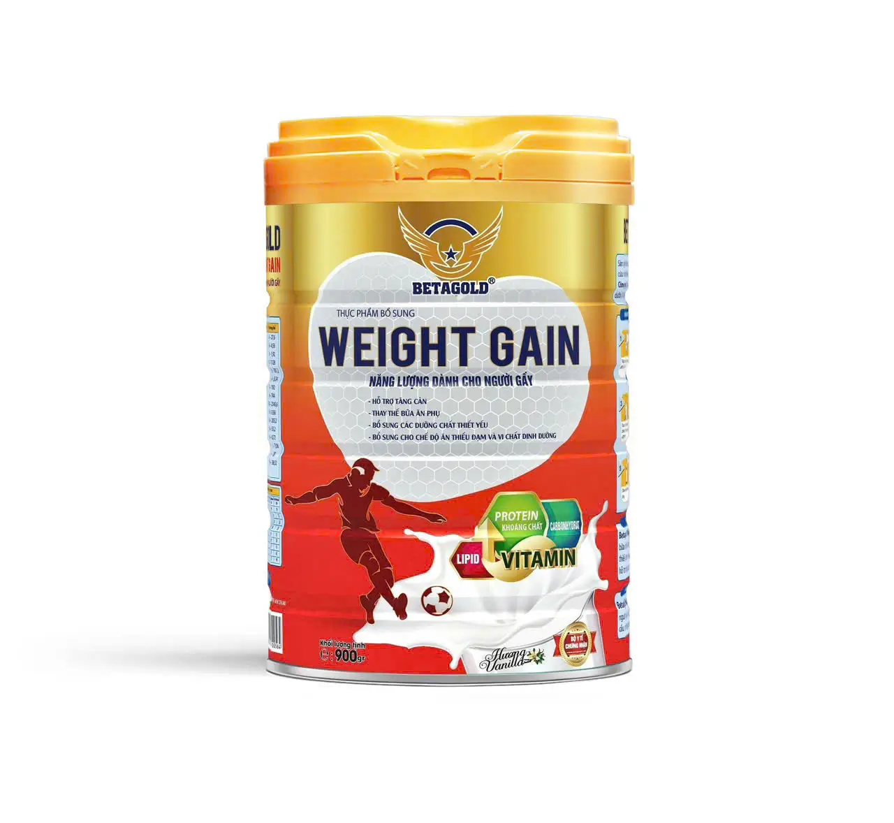 Sữa BETAGOLD WEIGHT GAIN dành cho người từ 18 tuổi trở lên (Hộp 900gr)
