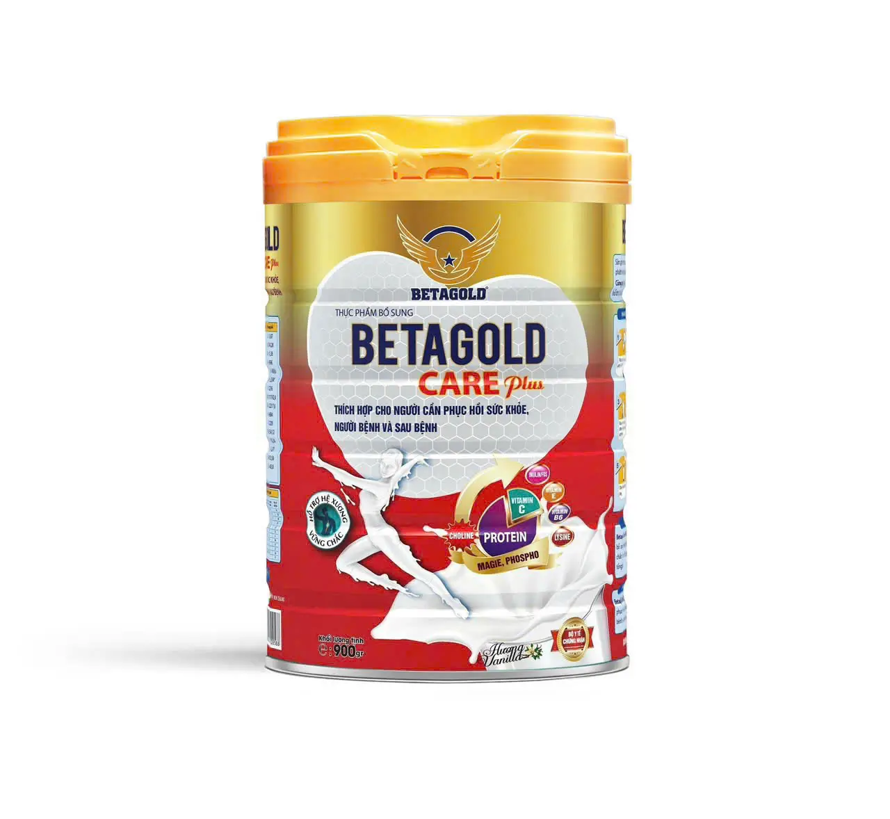 Sữa BETAGOLD CARE PLUS dành cho người già bị suy nhược cơ thể (Hộp 900gr)