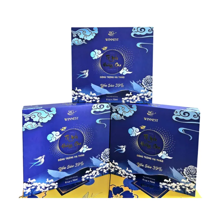 Tổ Yến Hoàng Gia Win Nest Đông Trùng Hạ Thảo 39% Màu Xanh (H/6L/70Ml)