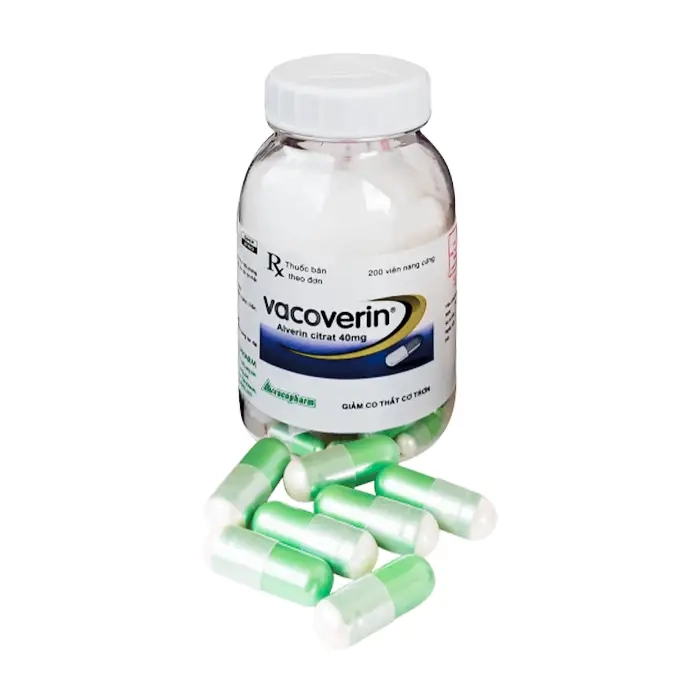 Vacoverin Vacopharm -  điều trị bệnh nhân có các cơn đau do co thắt ở đường tiêu hóa  (200 viên)