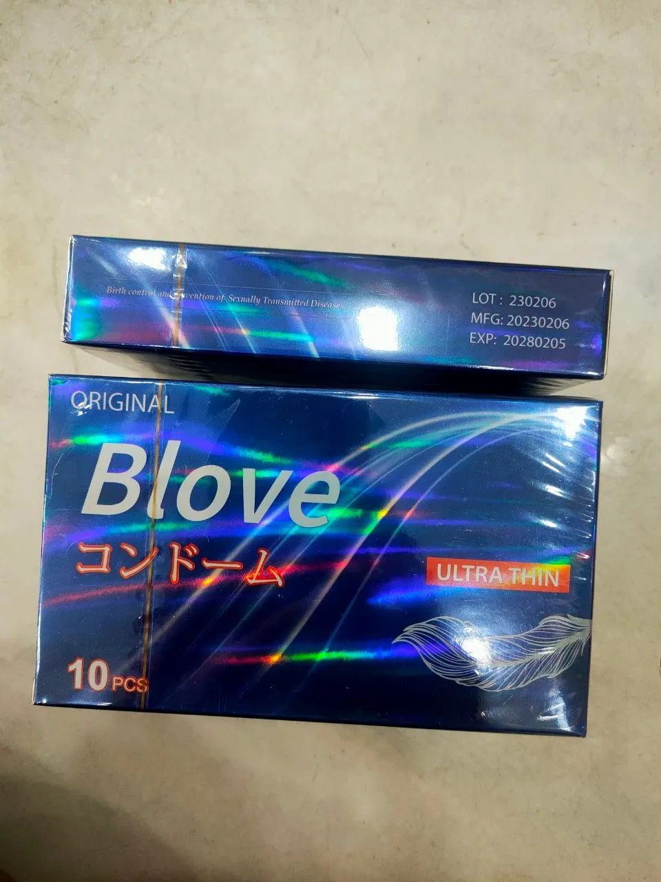 Bao Cao Su Blove Ultra Thin Hộp 10 Cái - Siêu Mỏng, Cảm Giác Tự Nhiên