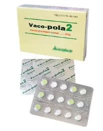 Thuốc Vaco-pola2 Vacopharm điều trị sổ mũi dị ứng, viêm mũi (2 vỉ x 15 viên)