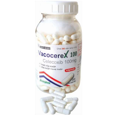 Vacocerex 100mg Vacopharm Chai 200 viên – Thuốc kháng viêm