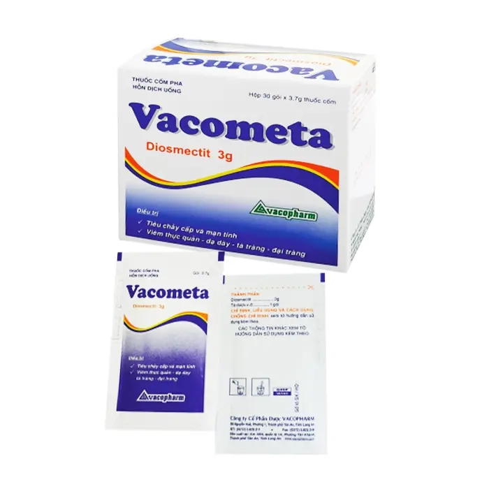 Vacometa Vacopharm 30 gói x 3.7g – Điều trị viêm thực quản, dạ dày