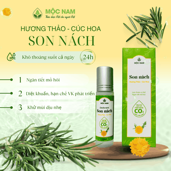 Son nách thảo dược Mộc Nam 10ml