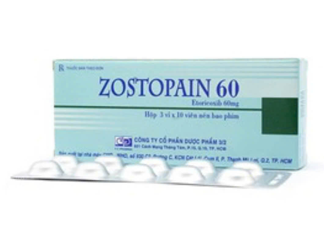 Zostopain 60mg  thuốc giảm đau, hạ sốt