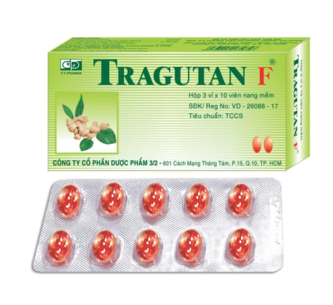Tragutan F điều trị ho viêm họng